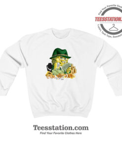 Gangster SpongeBob Rich Funny Sweatshirt For Unisex