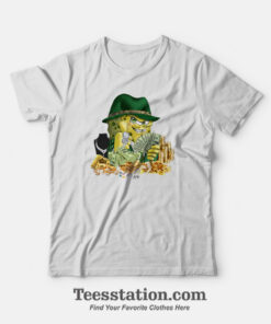 Gangster SpongeBob Rich Funny T-Shirt For Unisex