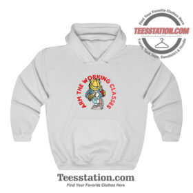 Garfield Arm The Working Classes Funny Hoodie