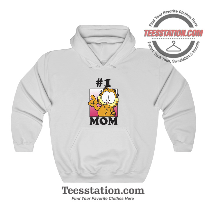 Garfield Mother's Day #1 MOM Funny Hoodie Garfield Mother's Day #1 MOM Funny Hoodie