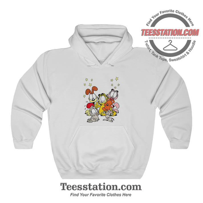Garfield With Besfriends Funny Hoodie Garfield With Besfriends Funny Hoodie