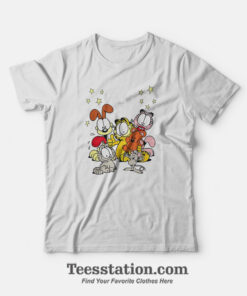 Garfield With Besfriends Funny T-Shirt