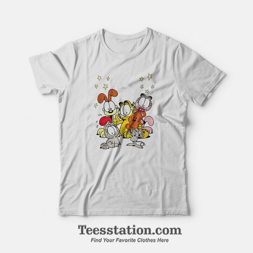 Garfield With Besfriends Funny T-Shirt Garfield With Besfriends Funny T-Shirt