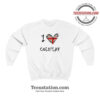 I Love Coldplay Unite Kingdom Flag Parody Sweatshirt