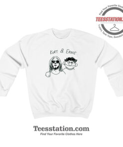 Kurt Cobain And Ernie Sesame Meme Funny Sweatshirt