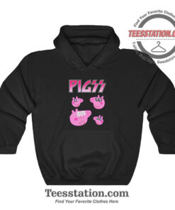 Peppa Pig X Kiss Band Parody Hoodie
