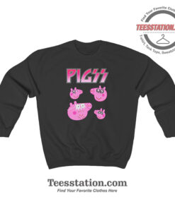 Peppa Pig X Kiss Band Parody Sweatshirt