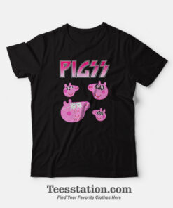 Peppa Pig X Kiss Band Parody T-Shirt