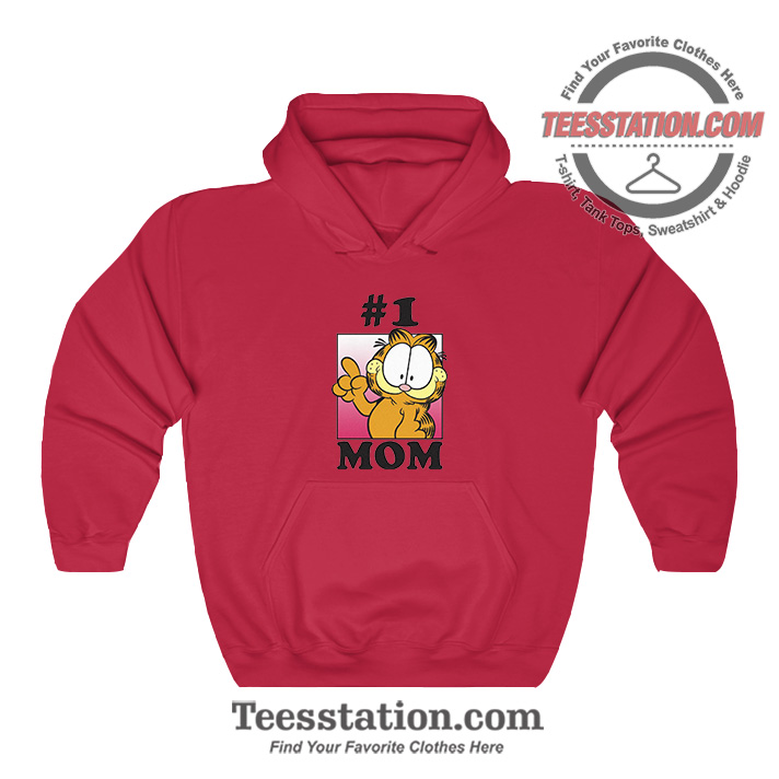 Garfield Mother's Day #1 MOM Funny Hoodie Garfield Mother's Day #1 MOM Funny Hoodie