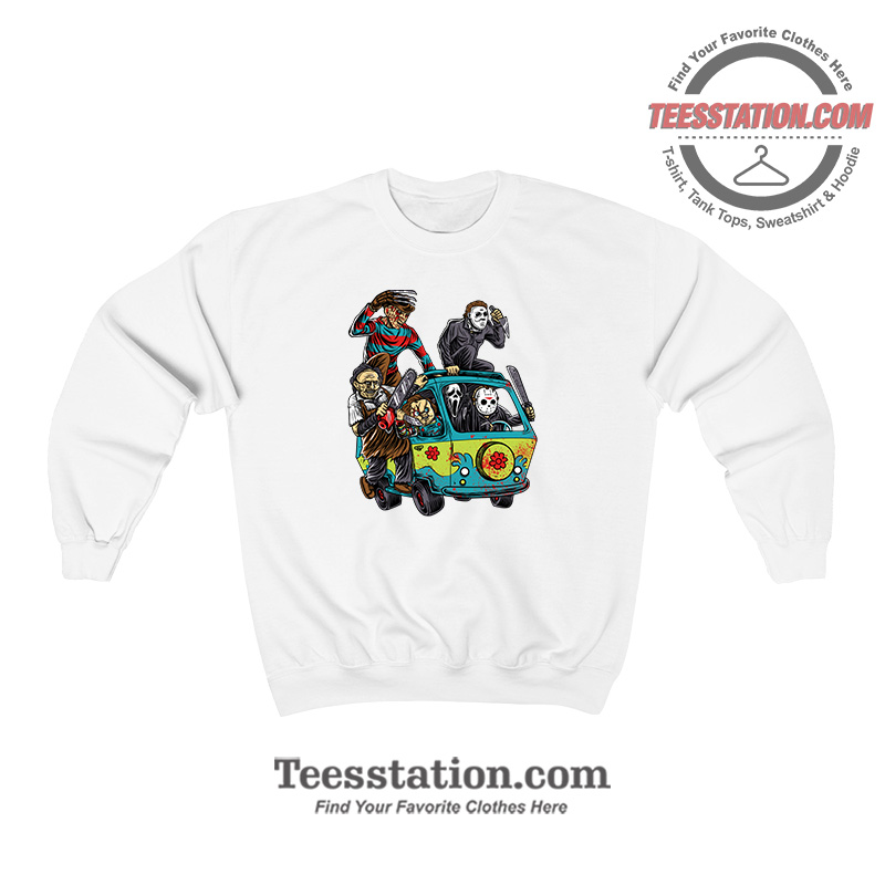 The Massacre Mystery Machine Horror Funny Sweatshirt The Massacre Mystery Machine Horror Funny Sweatshirt