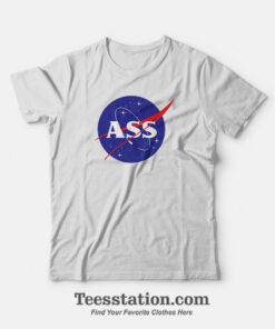 ASS Logo NASA Parody T-Shirt For Unisex