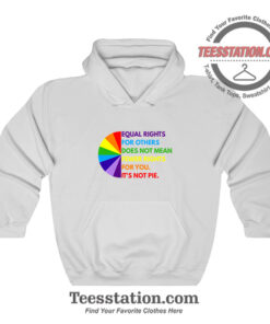 Equal Rights For Others Does Not Fewer Rights Parody Hoodie