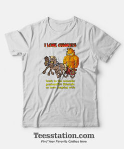 Garfield I Love Chariots Back To The Nomadic T-Shirt