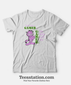 Garfield Yeah I'm A Gamer Funny T-Shirt