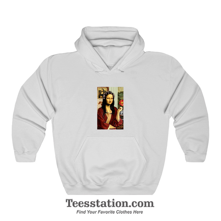 Mona Lisa Hair Rollers Meme Hoodie Mona Lisa Hair Rollers Meme Hoodie