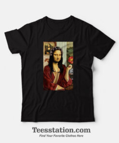 Mona Lisa Hair Rollers Meme T-Shirt