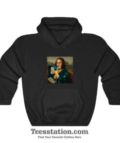 Mona Lisa Money Cash Meme Hoodie