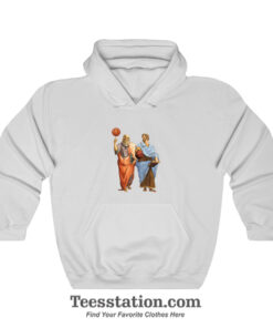 Plato And Aristotle In Epic Basketball Hoodie