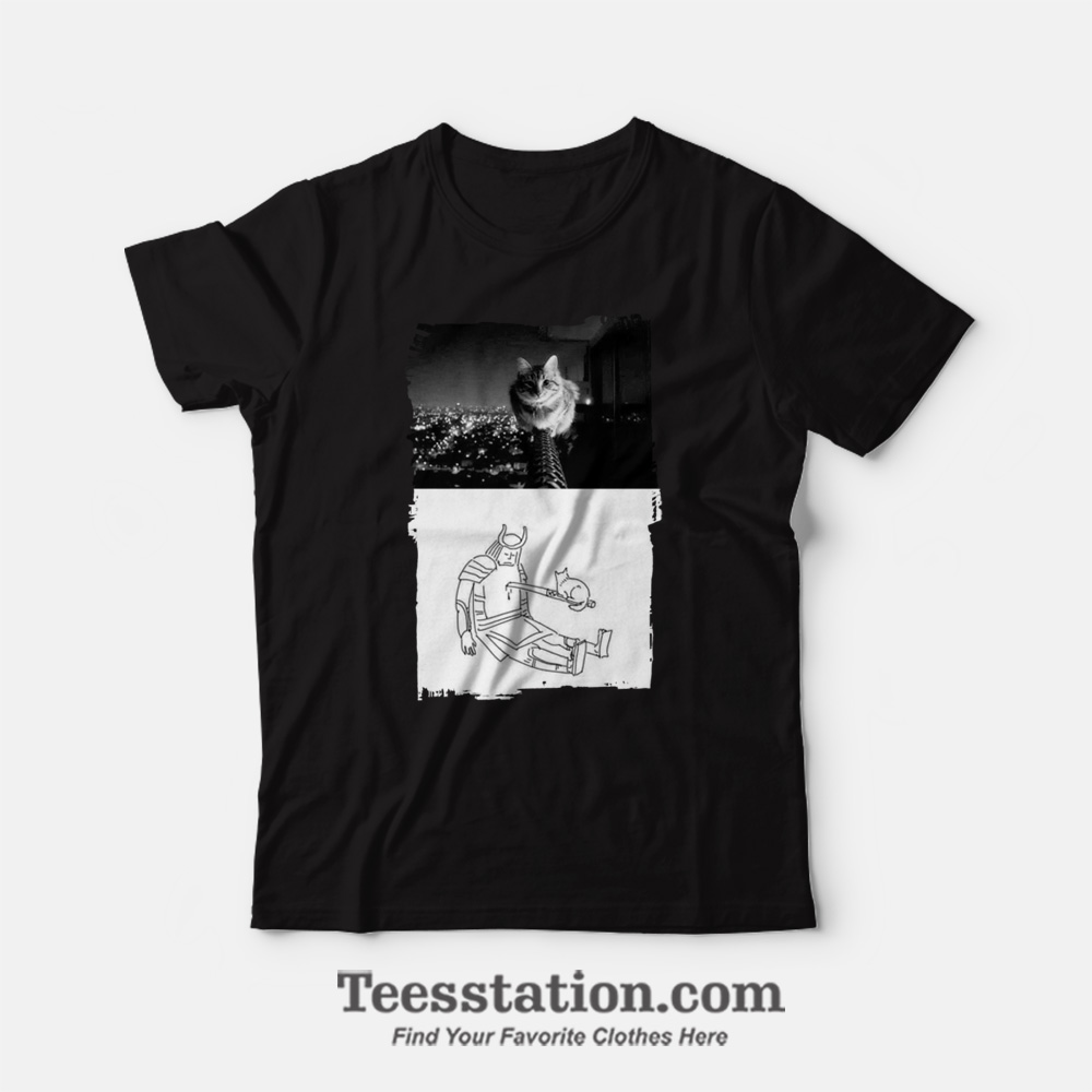 Samurai Cat Meme T-Shirt Samurai Cat Meme T-Shirt
